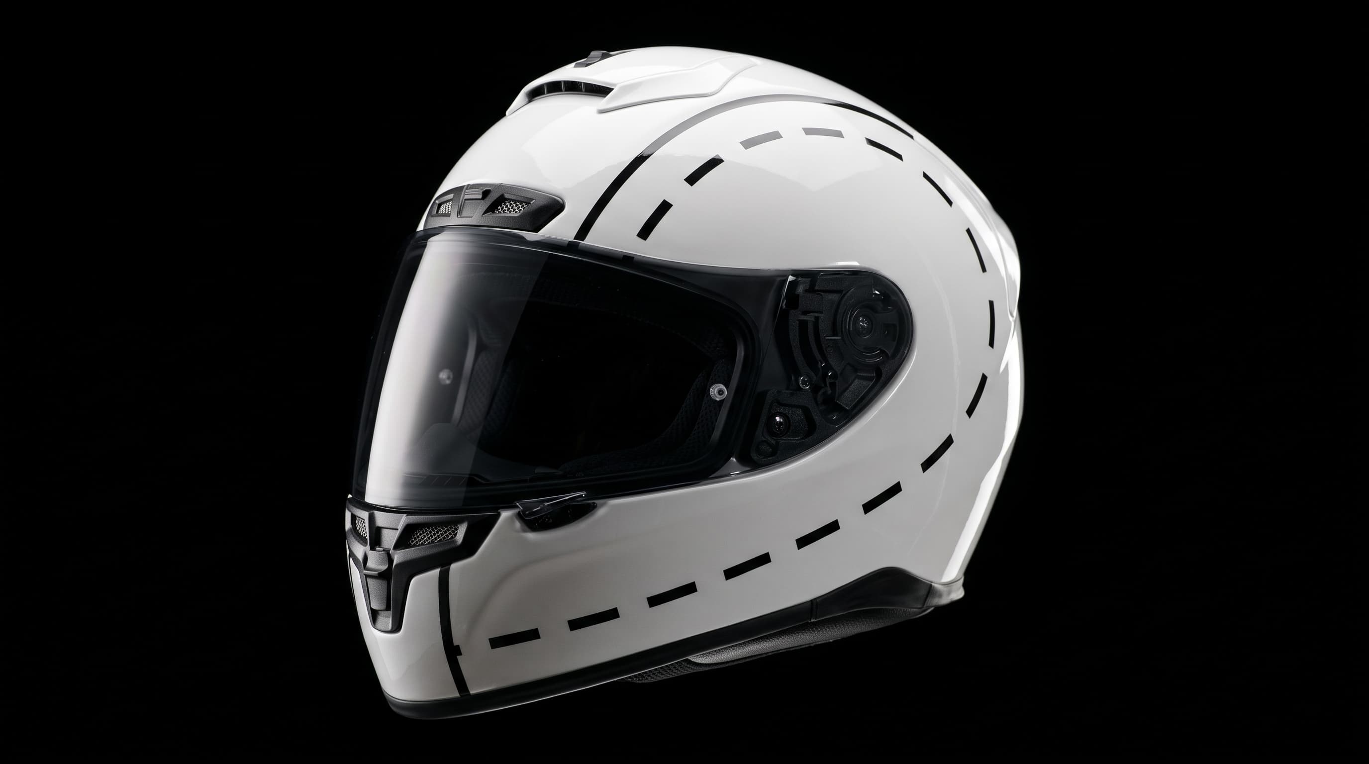 ECP helmet in Gloss White